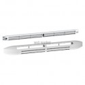 Eh 5/45 + g-37 gr - entrée d'air hygro. acoustique 5/45+grille - 37db gris
