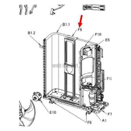 Support moteur 3P301440-1-Daikin