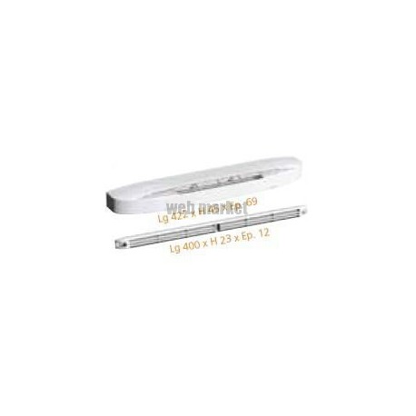 Entrée d'air autoréglable acoustique 30m3/h + grille + rallonge - 41 dBA - Blanc