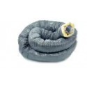 T 127 alu cr 50 - conduit souple aluminium calorifuge diamètre 125 epaisseur 50