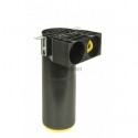 Manchette Optiflex longue  D125 coudée à 90° avec 2 piquages pour conduit D90