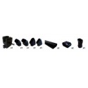 Kit de conduits et accessoires 32X70mm pour passage vertical de cloison sèche