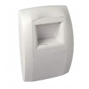 ALDES Bouche hygroréglable bain/WC BW43 Curve S 15-65 m3/h D 125 mm cordolette - BLC