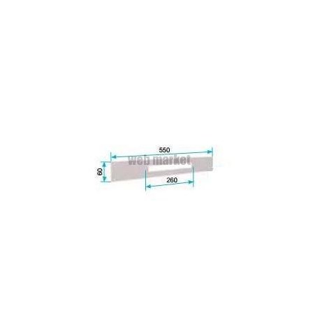 ALDES Flasque adaptation long pour dSupair EHB2, EAI, EMMA - Acier époxy - Blanc