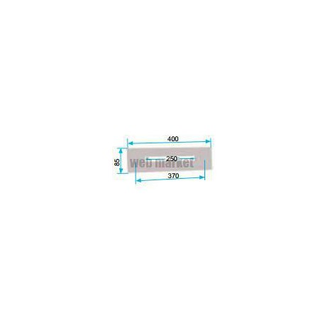 ALDES Flasque adaptation court pour EHB2, EAI, EMMA - Acier époxy - Blanc