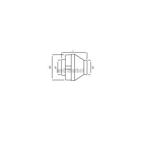Ax 100 bc - Ventilateur pour conduit d100 basse consommation