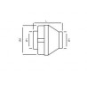 Ax 100 bc - Ventilateur pour conduit d100 basse consommation