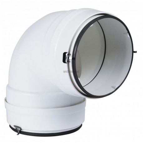 Cc 100 j - coude circullaire pvc diamtre 100 avec joint