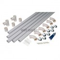 Kit de conduits et accessoires diamètre 51mm série T pour 3 prises
