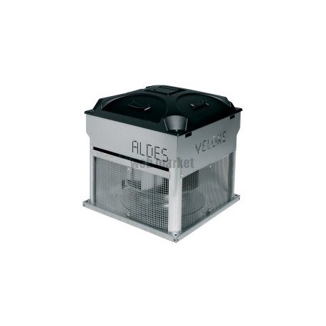 ALDES Velone F400-120 modèle 4.5 - 4t - 0,75 kW + interr. de proximité monté dSupusine