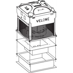 ALDES Souche terrasse H500 VELONE F400-120 modèle 4.5 / 7.2 / 10.5