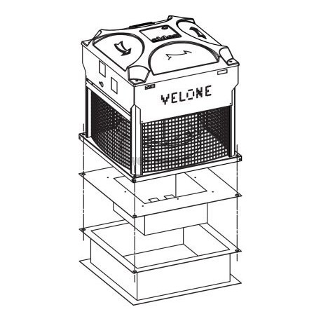 ALDES Souche terrasse H500 VELONE F400-120 modèle 4.5 / 7.2 / 10.5