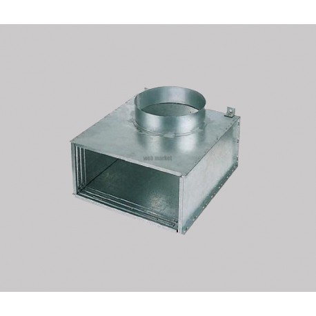 Bbg-l 400x100 - plenum piq.lat.pour grille400x100