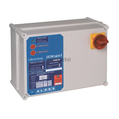 ALDES AXONE MICRO II - 2 VITESSES - TRIPHASÉ - DAHLANDER - DÉSENFUMAGE UNIQUEMENT