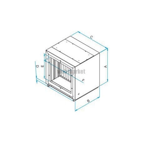 ALDES CAISSON FILTRE EASYVEC COMPACT 300