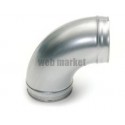 ALDES C 90° GALVANISÉ - (DIAM)  125 MM - COUDE SECTEUR 90° EMBOUTI