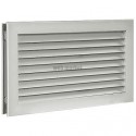 ALDES AC 181 -  400 X 200 MM - GRILLE ALUMINIUM DE TRANSFERT