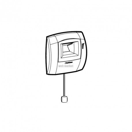 ALDES BOUCHE HYGRORÉGLABLE C34 CURVE L 10-50/120 D125 CORD
