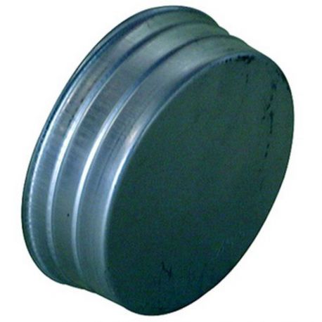 ALDES Bouchon mâle aluminium - Diamètre 355 + purge diamètre 32
