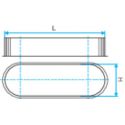 ALDES Bouchon mâle oblong BMO - L 620mm x H 320mm