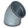 ALDES Coude galvanisé 45° à joint - Diamètre 125 mm embouti