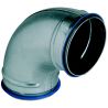 ALDES Coude galvanisé 90° à joint - Diamètre 250 mm embouti
