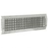 ALDES Registre H à glissière droite en acier galvanisé pour grille de conduit 325x75