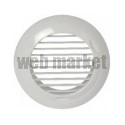 Grille plastique fixe BIP 110 m³/h D 125 mm - blanc