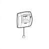 ALDES Bouche hygroréglable cuisine C35 Curve L 15-55/135 m3/h D125 mm push 9V - BLC