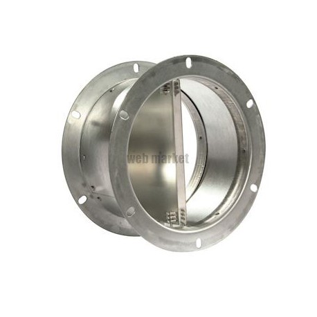 ALDES Clapet anti-retour D180 en acier galvanisé