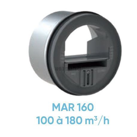 ATLANTIC REGULATEUR DE DEBIT D125 REGLE 120M3/H - MAR 125/120 PR