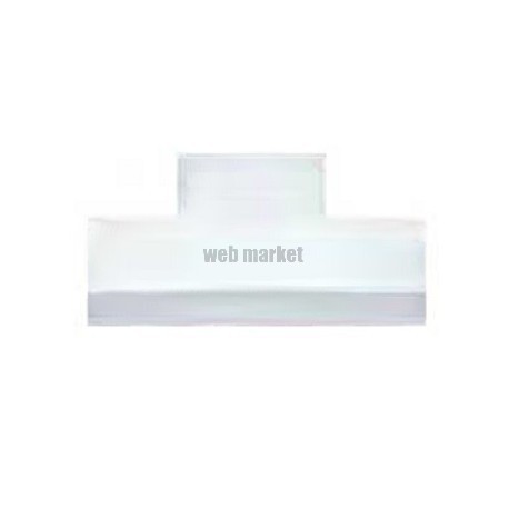 Rr 55x220x110 - reduction rectangulaire plastique rigide section 55x220 / 55x110