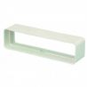 Rd 55 x 110 - raccord droit rectangulaire plastique rigide section 55 x 110