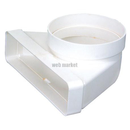 Cmv 55x220x125 j - coude mixte vertical a joint section 55 x 220 en diamètre 125