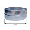Raccord mâle - RMT - Diamètre 200 mm - Acier galvanisé