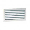 Gra 300x150 b - grille reprise alu blanc 300x150