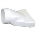 Rmd 55x220x125 j - raccord mixte droit a joint section 55 x 220 en diamètre 125