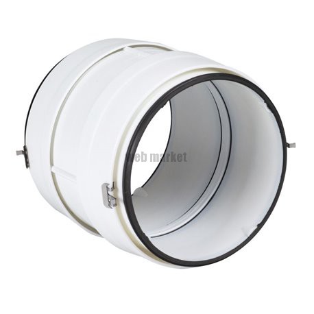 Rdc 100 j - raccord droit circulaire pvc diamètre 100 avec joint