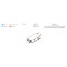 Duoflex-h 2000 dep - centrale double flux cc horizontal 2000m3/h+dep