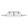 Dac(o) 160 - diffuseur alu circ.+vis cachees d160