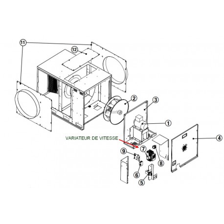 ALDES Variateur AC triphasé 3.7kW