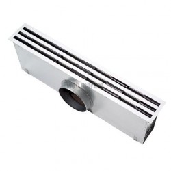 DFA-FP 3F 1350X300B - diffuseur 3fentes blanc+plenum lg1350x300 blanc