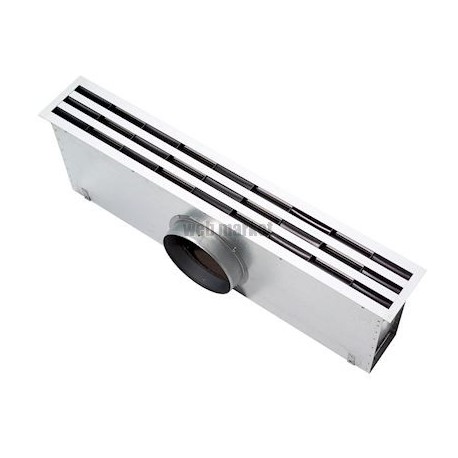 DFA-FP 3F 1350X300B - diffuseur 3fentes blanc+plenum lg1350x300 blanc