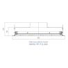 GRMC 595/595 D315 - Grille de reprise maille carrée 595X595 av filtre+plen,D315