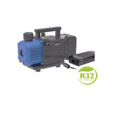 POMPE À VIDE 2 ÉTAGES 57L/MIN R32 SUR BATTERIE 18V LITHIUM FOURNIE