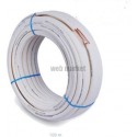 COURONNE FILMÉE TUBE CU08 1/4-1/2 ISOLÉ PE  BLANC BS2D0 (M1) 300M