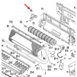 DAIKIN TOLE COTE GAUCHE POUR MACHINE FTKS35DVMW