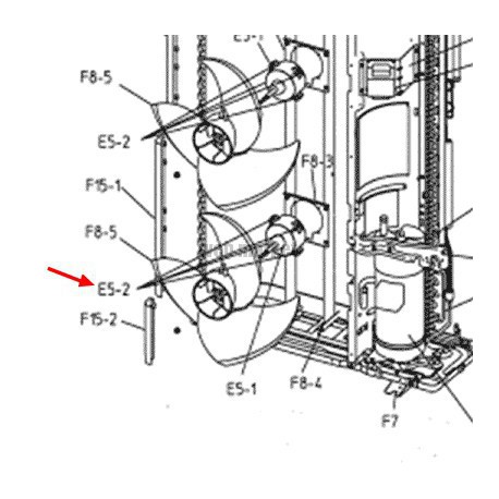 DAIKIN SILENT BLOC MOTEUR VENTILATION ( PRIX UNITAIRE )