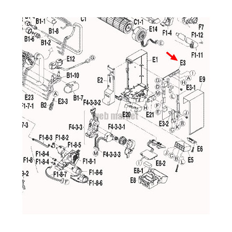 DAIKIN PLATINE CONTROLE POUR MACHINE FTXR28EV1B9