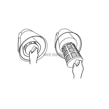 ALDES Filtre cyclonique de rechange pour centrales d'aspiration C.Axpir Initia-Comfort